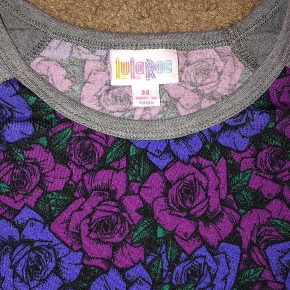 Lularoe rose patterned Randy - Picture 3 of 5